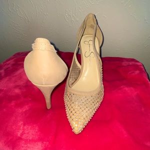 Beaded Jessica Simpson heels